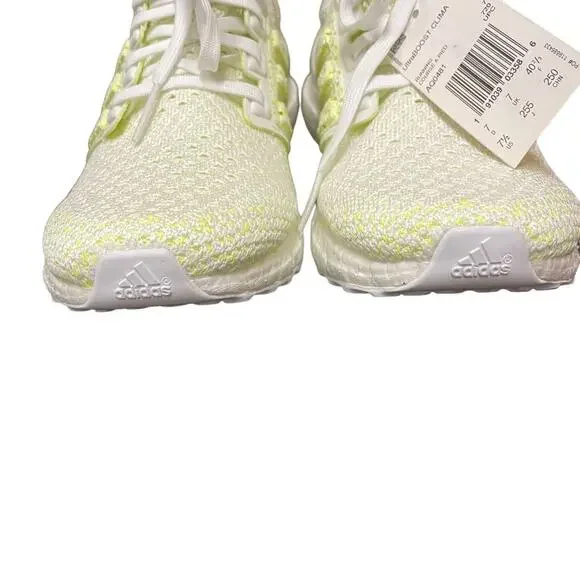 adidas gazelle silver green womens Adidas Ultra Boost 4.0 Clima White Solar Yellow AQ0481 main image 0